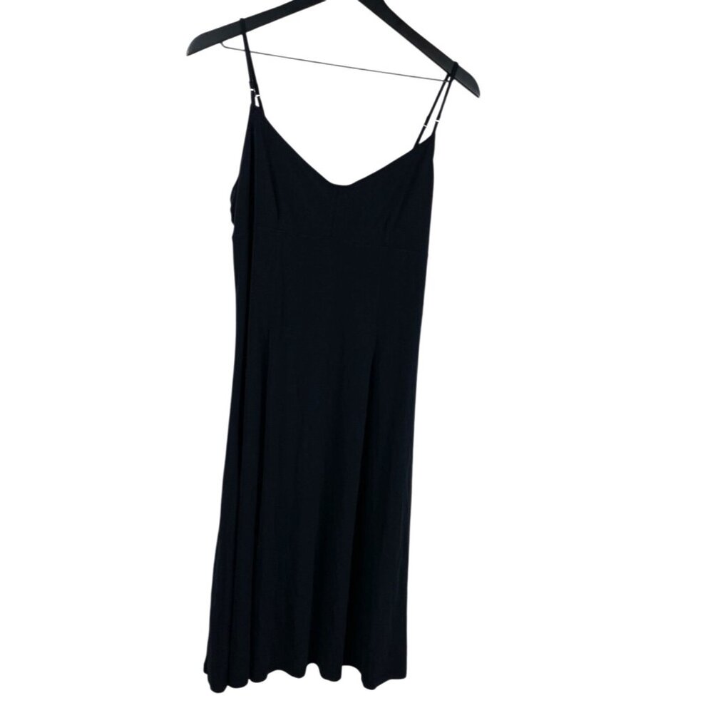 Isaac Mizrahi for Target Dress Empire Waist Babydoll Sleeveless Black L 90's Y2K